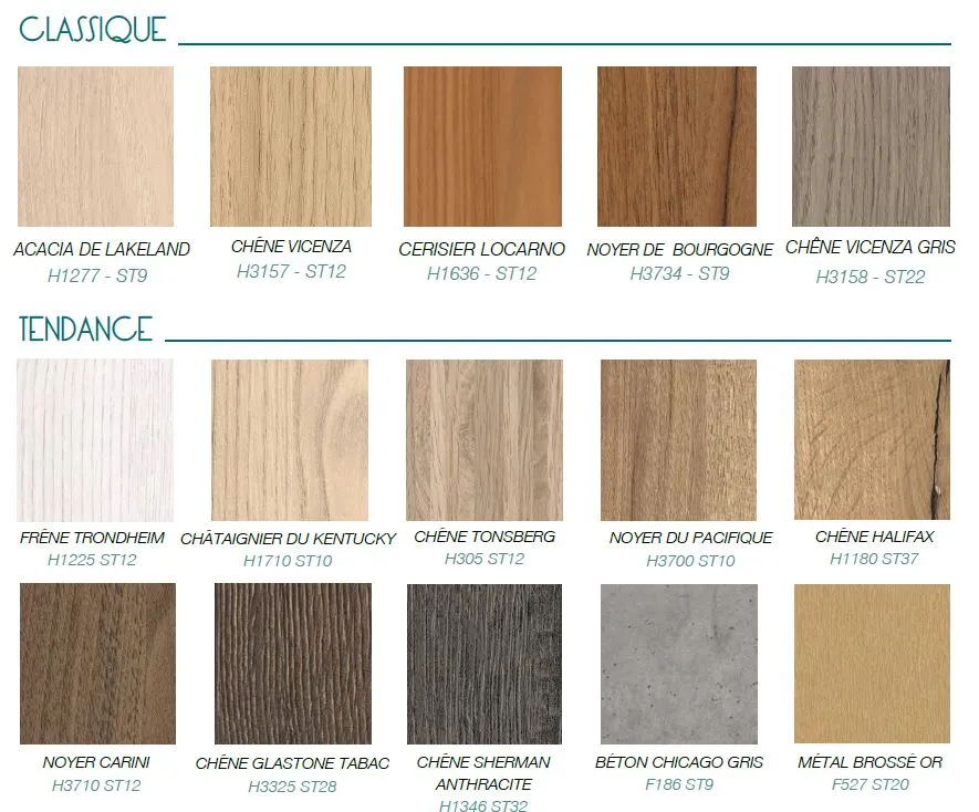 Nuancier BAL Edelen bois