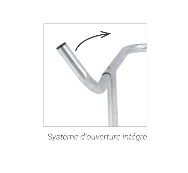 Ouverture des arceaux pour conteneurs Ouverture des arceaux pour conteneurs