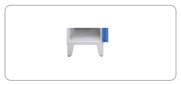 Pieds soudés pour casier vestiaire