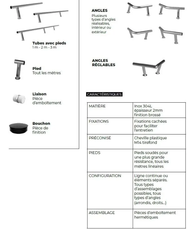 vue ensemble bumper de protection