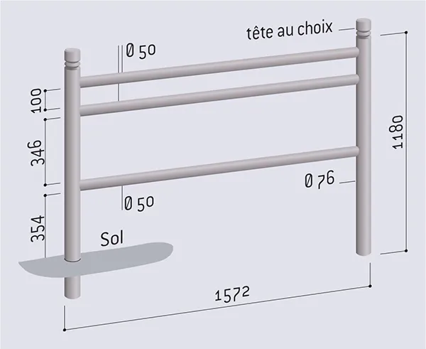 Shéma barrière de ville Trio City