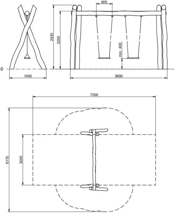 vue ensemble balancoire benito roybo 2 planos