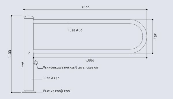 Vue éclatée barriere d'acces tournante Vue éclatée barriere d'acces tournante