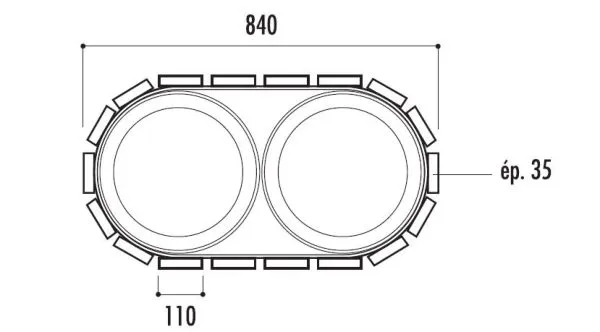 vue d'ensemble corbeille vigo double flux