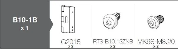 Descriptif du kit porte pour cloison X-Guard