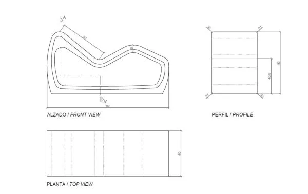 Schéma transat béton Magourban Tube
