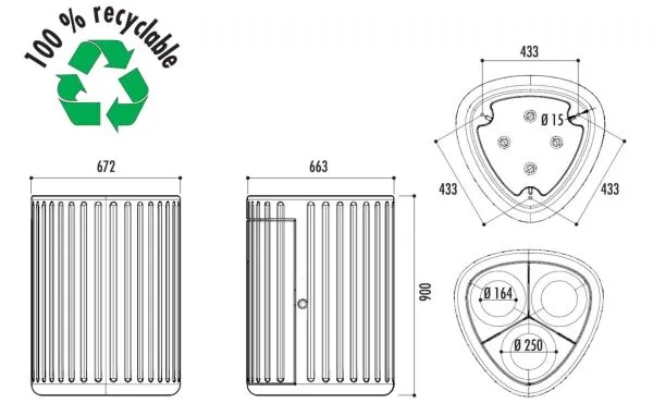 vue ensemble triple flux roma