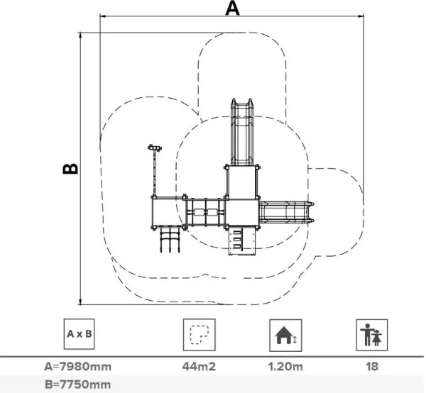 vue ensemble structure jeux benito reb 6