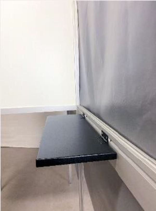 schema de la tablette pour isoloir standard